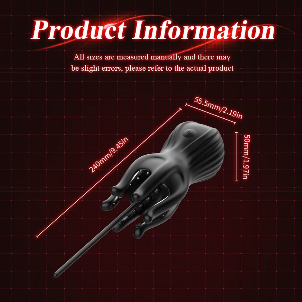 Penis Vibrator Glans Massager Urethra Plug Vibrator Horse Eye Stimulation Cock Enlargement Pump Penis Training Sex Toys For Men - Image 6