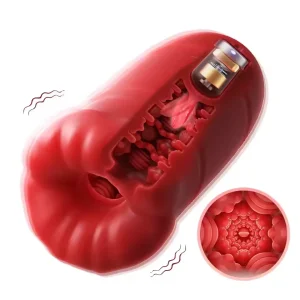 Automatic Male Masturbator Cup Vibrator Tongue Licking Blowjob Real Vagina Pocket Pussy Penis Oral Sex Toy For Adult Men Sexshop