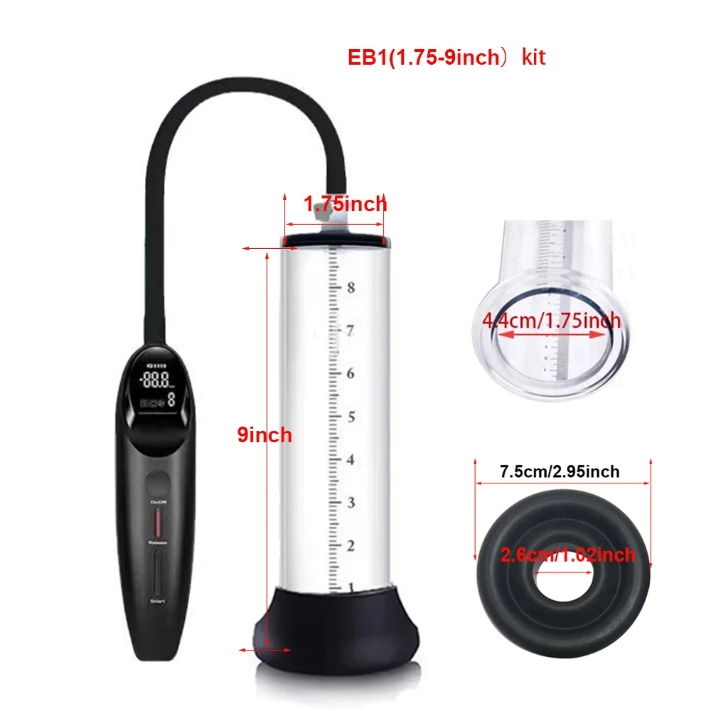 Automatic Penis Pump Penis Enlarger Vacuum Pump Sex Toys for Men Penile Bigger Trainer Adult Male Masturbator Penis Enlargement - Image 19