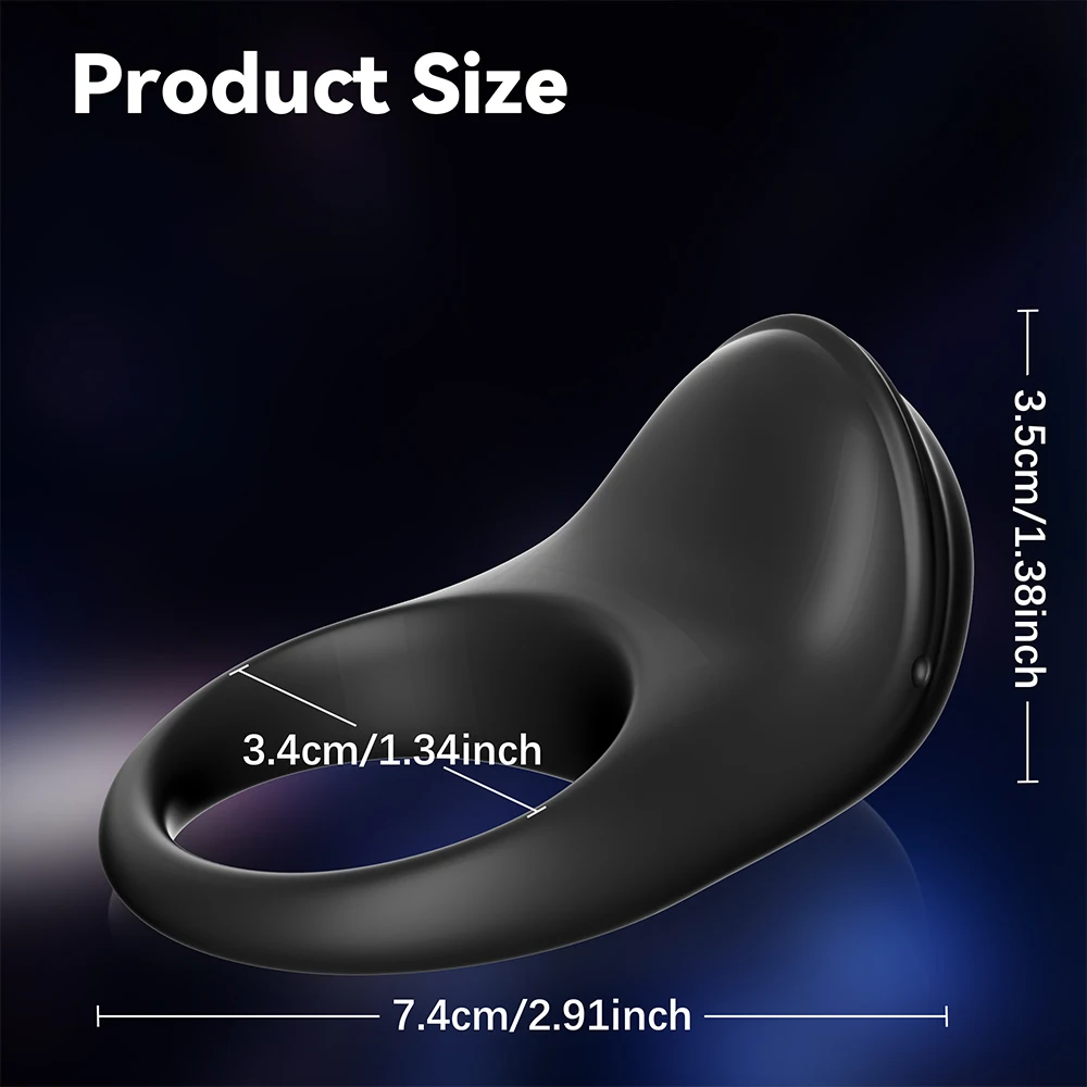 APP Control Vibrator Cock Ring for Men Delay Ejaculation Penis Ring Sex Toys Lock Penisring Cockring Adult Male Sex Supplies 18+ - Image 13