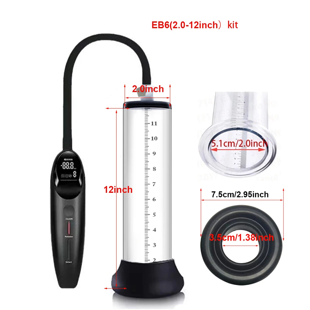 Automatic Penis Pump Penis Enlarger Vacuum Pump Sex Toys for Men Penile Bigger Trainer Adult Male Masturbator Penis Enlargement - Image 24