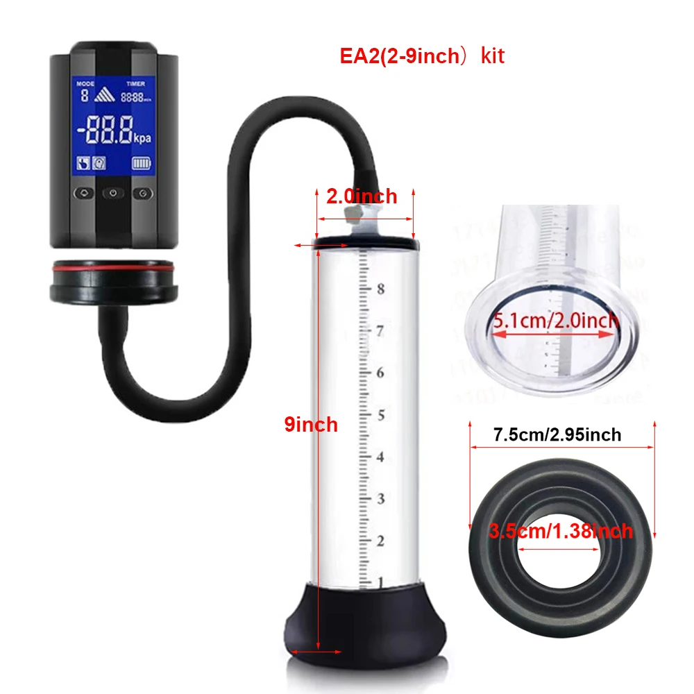 Automatic Penis Pump Penis Enlarger Vacuum Pump Sex Toys for Men Penile Bigger Trainer Adult Male Masturbator Penis Enlargement - Image 11