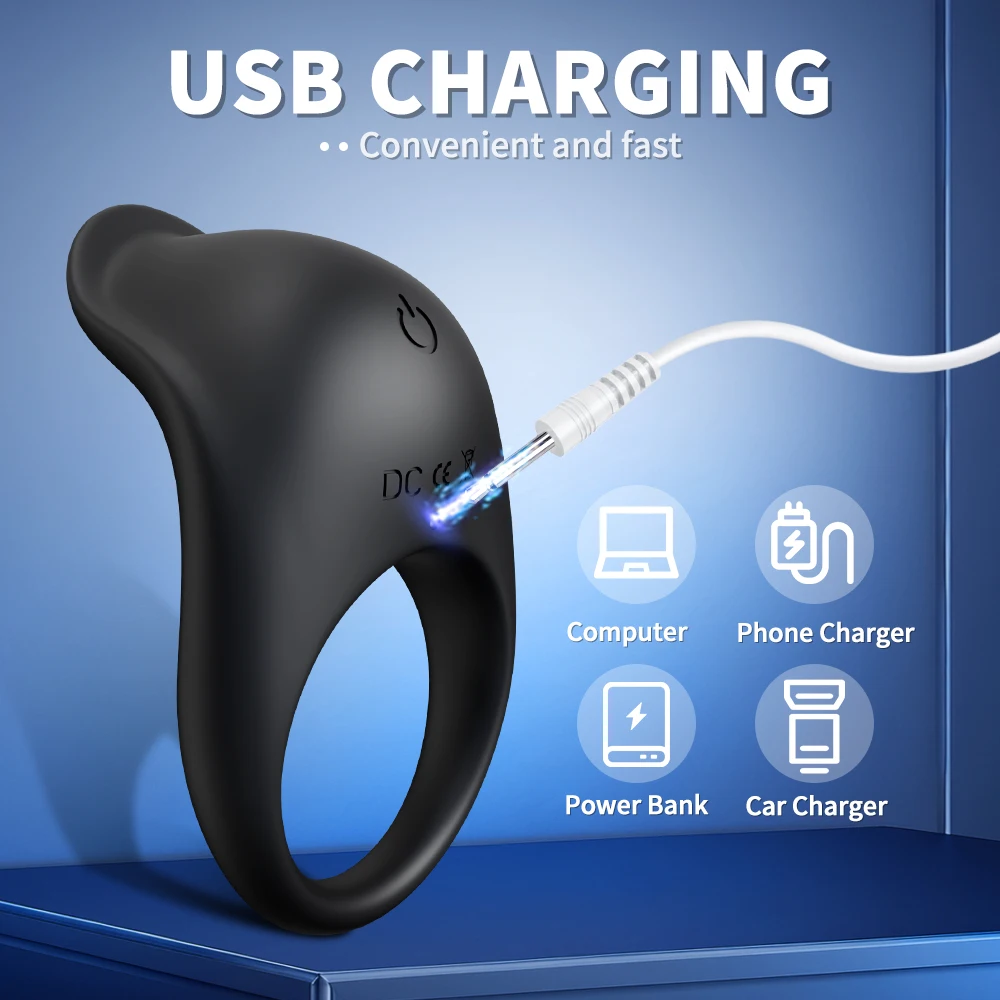 APP Control Vibrator Cock Ring for Men Delay Ejaculation Penis Ring Sex Toys Lock Penisring Cockring Adult Male Sex Supplies 18+ - Image 6