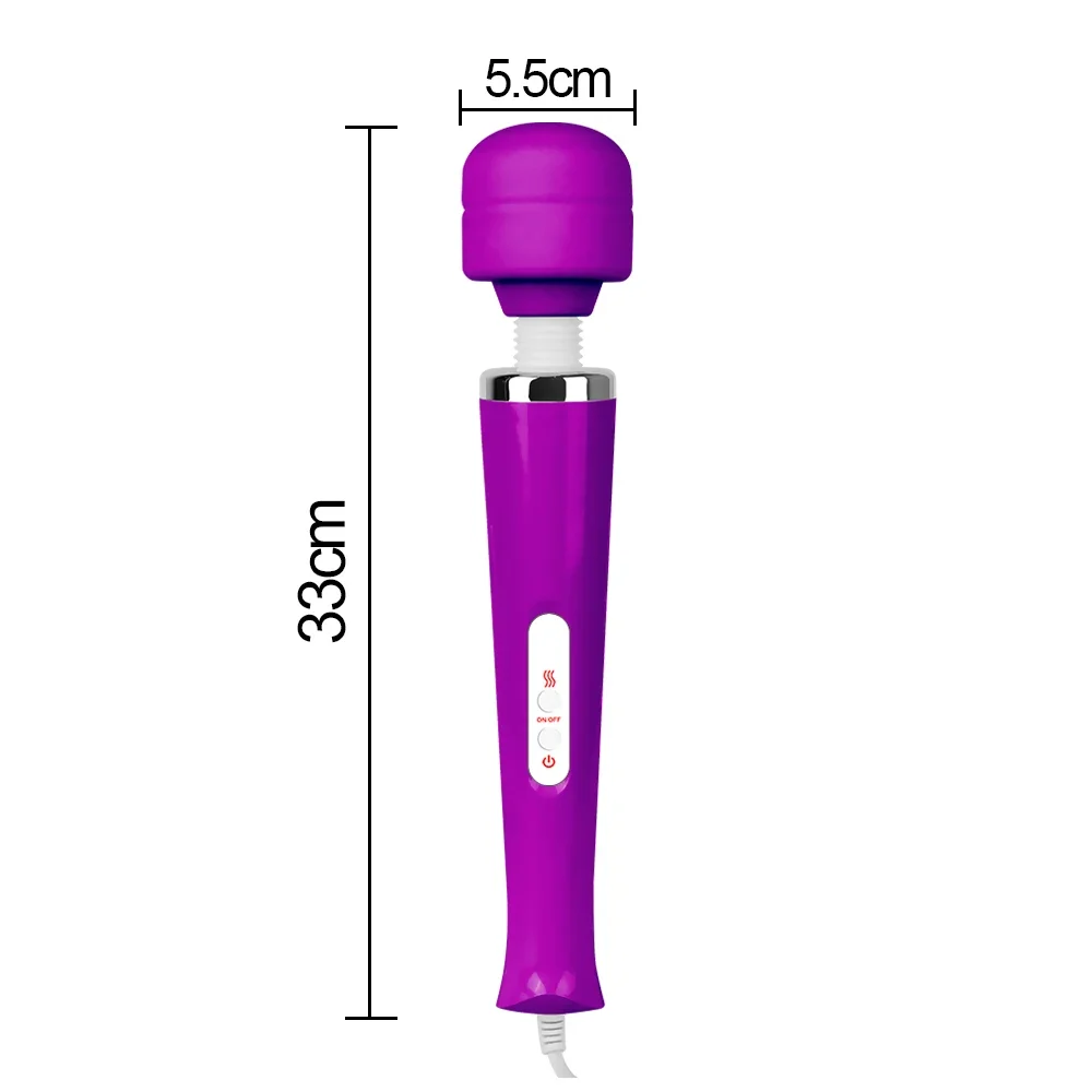 Dildo Vibrator Powerful 10 Speeds Erotic Toy EU Plug AV Rod Sex Toys for Women G Spot Vaginal Stimulator Massage Magic Wand 18+ - Image 6