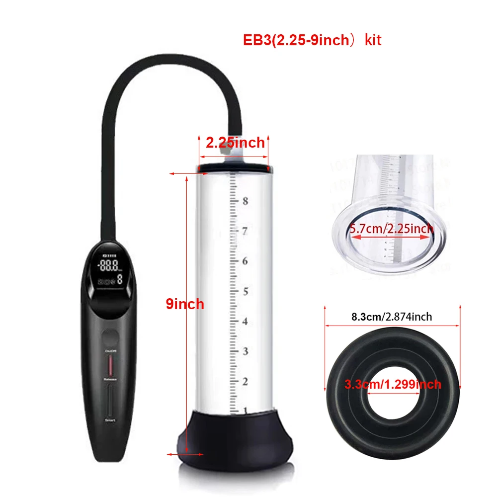 Automatic Penis Pump Penis Enlarger Vacuum Pump Sex Toys for Men Penile Bigger Trainer Adult Male Masturbator Penis Enlargement - Image 17