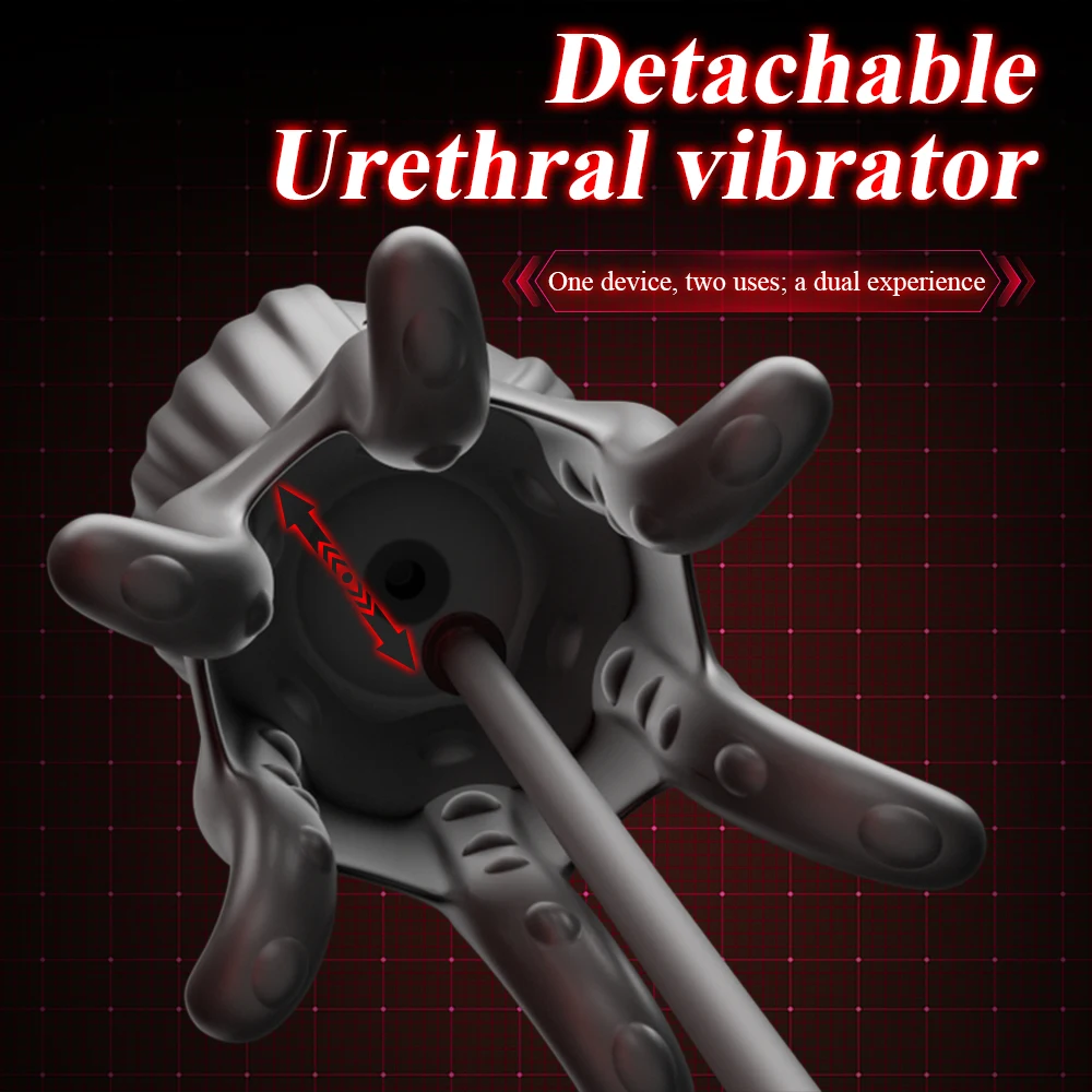 Penis Vibrator Glans Massager Urethra Plug Vibrator Horse Eye Stimulation Cock Enlargement Pump Penis Training Sex Toys For Men - Image 4
