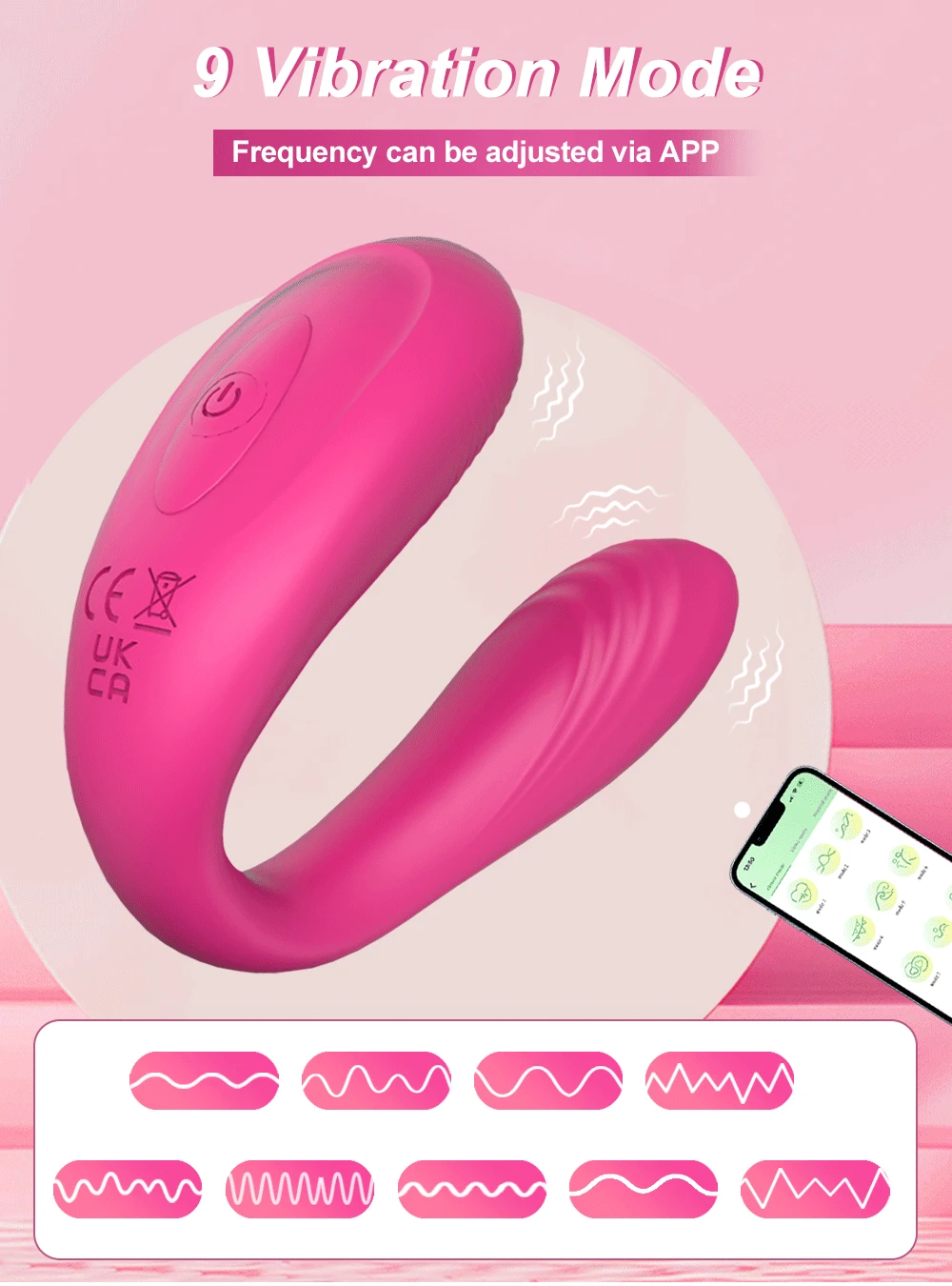 Couple Vibrator Wearable U Type Vibrator For Women Vagina Clitoris Stimulate G-Spot Massage Female Masturbation Adults Sex Toys - Image 18