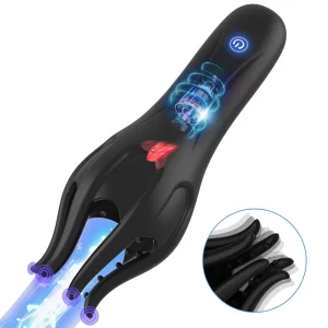 Masturbator for Men Glans Vibrating Tongue Licking Sex Oral Blowjob Lasting Delay Endurance Training Male Sex Toys for Men